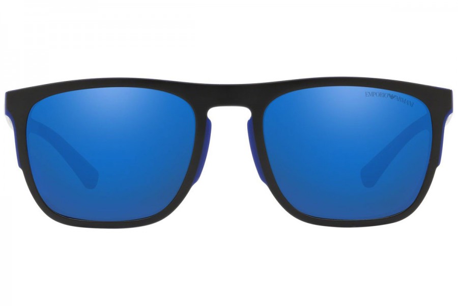 EMPORIO ARMANI SUNGLASS FOR MEN SQUARE BLUE AND WHITE EA4114